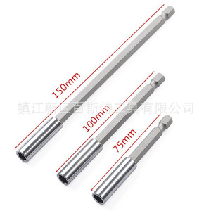 Barre d'extension magnétique pour embout de tournevis hexagonal Lingxian, 50 mm, 1/4 pouce, pour accessoires d'outils électriques - Product Image 3