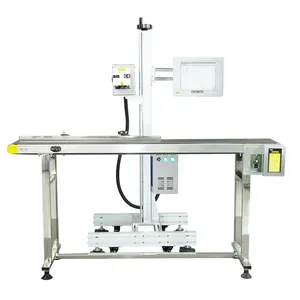 100W 50W Kast Type Droog Wissen 100W Co2 Dynamische 50W Laser Markering Machine Marker Voor Rubber