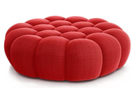 Canapé modulaire moderne, fauteuil design football, forme rectangulaire, salon, hôtel, tissu, rembourrage en éponge, ensemble de fauteuils bulles