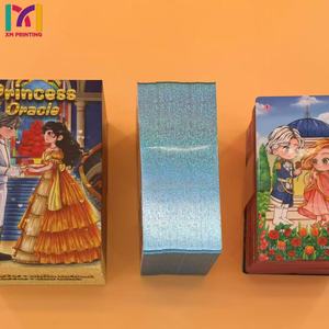 Cartes de <span class=keywords><strong>tarot</strong></span> d'art thaïlandais de qualité supérieure avec détails de bordure bleue et boîte personnalisée de luxe - Product Image 3