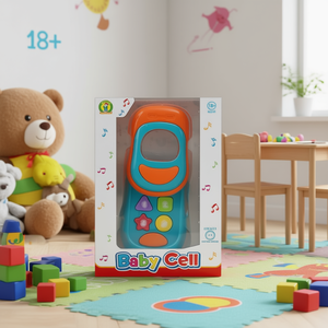 Téléphone portable musical éducatif pour bébé, 18 cm, pour enfants de plus de 18 mois - Product Image 1