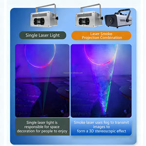 3D-Laser-Nebellicht mit Hitzeschutz, Immersiver Effekt für Hochzeiten & Kunstinstallationen 2-10W Einstellbares Laser-Nebelsystem - Product Image 3