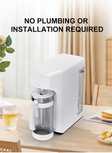 Système <span class=keywords><strong>de</strong></span> filtre à eau par osmose inverse <span class=keywords><strong>de</strong></span> comptoir Purification en 5 étapes Mini purificateur d'eau portable RO avec <span class=keywords><strong>carafe</strong></span> en verre externe - Product Image 5