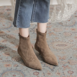 Botas de <span class=keywords><strong>Mujer</strong></span> 2026, Botines Sexys para Dama, Botas de Tacón Alto y Fino de Piel Sintética, Zapatos de Tacón para <span class=keywords><strong>Mujer</strong></span> - Product Image 4