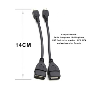 Cable de Transferencia de Datos de Alta Velocidad USB Tipo-C <span class=keywords><strong>OTG</strong></span> de 14CM con Conductores de Cobre Puro <span class=keywords><strong>para</strong></span> Teléfonos Móviles y Dispositivos Externos - Product Image 3