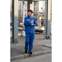 Vêtements de travail à manches longues personnalisés Protection du travail en usine Costumes Ingénieur Réparateur de voitures Salopette de travail de sécurité