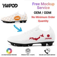 Chaussures de football en gros pour équipes OEM ODM Impression à la demande Logo personnalisé Nom personnalisé Crampons d'entraînement SC02-26025043-8
