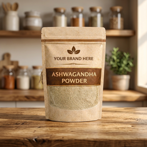 <b>Your</b> Brand Here Ashwagandha Powder Natural Herbal <b>Supplement</b> Immune Support Antioxidant Benefits 1kg for All Adults - Product Image 1