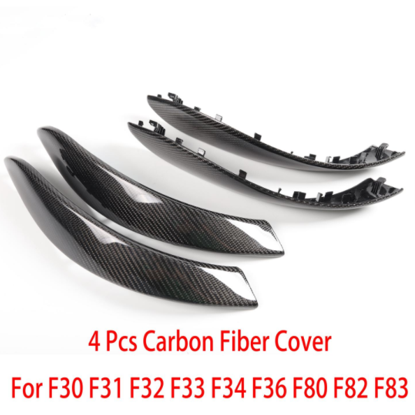 2 paires de couvercles en carbone