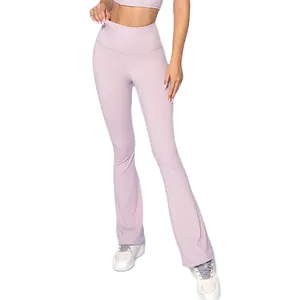 2023 Premium Flare Yoga Pants Women Nylon Pants Tights Yoga Leggings Pants Butt Enhancing Leggings