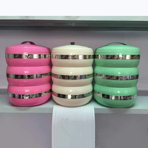 Boîte alimentaire isotherme empilable 3-en-1 de 4,5 L avec intérieur en acier inoxydable pour service extérieur - Product Image 5