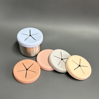 Bento alimentaire garder l'air frais joint étanche rond récipient alimentaire Snack Box Portable vide boîte en acier inoxydable boîte de stockage des aliments