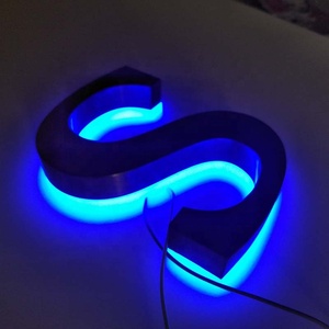 Insegna con Numeri in Metallo Tagliati al <span class=keywords><strong>Laser</strong></span>, Lettere Luminose a LED Retroilluminate in Acciaio Inox Fai-da-Te - Product Image 5