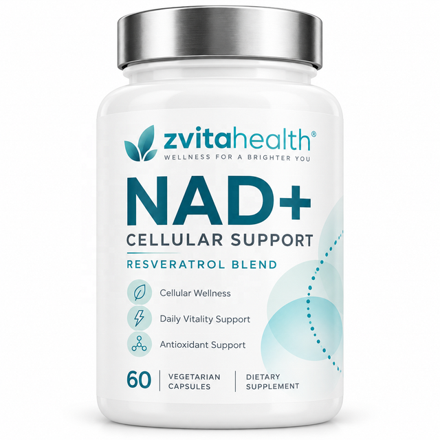 Private Label NAD+ Resveratrol Capsules 900mg Anti Aging Energy Support Cellular Health Adult Dietary Supplement for Men
