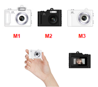 Kamera Mini Gantungan Kunci Camcorder yang Dapat Dipakai dengan MicroSD Tipe-C USB 4X Zoom 720P AVI Video Senter LED Terintegrasi Desain Portabel