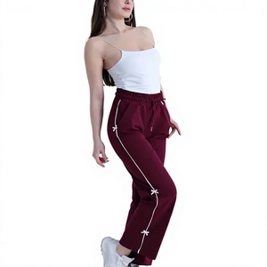 Nouveau style – Pantalon cargo de jogging en toile pour femme, grande taille, respirant, en polyester/coton, avec cordon de serrage, pour l'extérieur et décontracté - Product Image 1