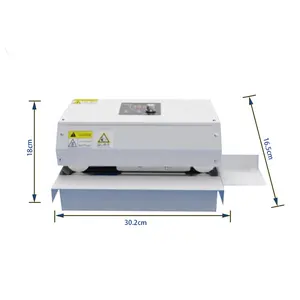 Portable Heat Plastic Bag Pouch Sealer Automatic Continuous Sealing for PVC Bags Films Food Package