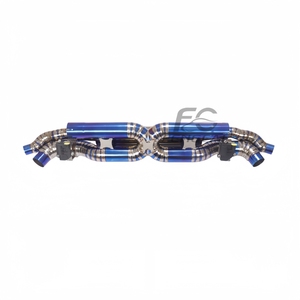 Système d'échappement Valvetronic Catback en titane pour <span class=keywords><strong>Porsche</strong></span> <span class=keywords><strong>911</strong></span> 991.2 Turbo S 3.8T, son de course, ultra léger, ajustement parfait à <span class=keywords><strong>100</strong></span>% - Product Image 4