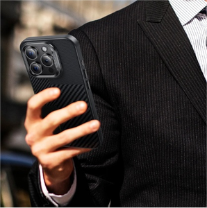 <span class=keywords><strong>Coque</strong></span> de téléphone de Style affaires mat pour <span class=keywords><strong>iPhone</strong></span> 13 <span class=keywords><strong>14</strong></span> 15 16 Plus <span class=keywords><strong>Pro</strong></span> Max avec protecteur de caméra pour fibre de carbone Laudtec - Product Image 5
