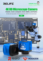 High-Pixel 4K Microscope Camera RELIFE MC1 Dynamic Visual Effect Professional Imaging Accessory for Repair Microscopes