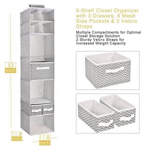 Multifunctional 20-35L Rectangle Hanging Shelves Sustainable Closet Wall Pocket Toy <b>Storage</b> Bag Clothing <b>Storage</b> <b>Boxes</b> Bins - Product Image 2