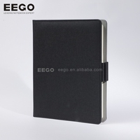 Agenda classique personnalisé avec logo, 100 pages intérieures, planificateur budgétaire rechargeable, carnet intelligent en cuir pour entreprise avec porte-stylo