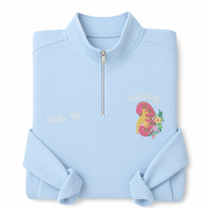 Sudadera Personalizada con Cierre <span class=keywords><strong>de</strong></span> Cremallera para Enfermeras, Diseño Arcoíris, Antiencogimiento, Bordada, para Hospital/Departamento, Invierno, Primavera, Otoño - Product Image 3