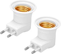 Adaptateur d'éclairage TSINYE avec interrupteur, installation simple, contrôle, douille à vis E27, prise EU, éclairage domestique, douille E27