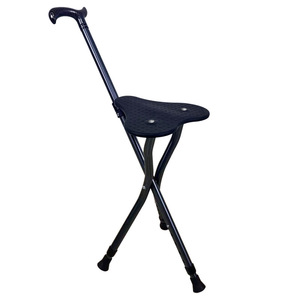 Canne de marche pliable pour personnes âgées, chaise de soutien antidérapante en alliage d'aluminium avec poignée, aide au massage et à la santé - Product Image 3