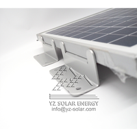 Support de panneau solaire en forme de Z en aluminium CE Style Z Supports de montage solaires pour montage sur camping-car/caravane/marine.