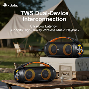 <span class=keywords><strong>ล</strong></span>ำโพงพกพา XdoBo Vibe Plus II 100W กันน้ำระดับ IPX5 เชื่อมต่อไร้สายแบบ Dual Mode แบตเตอรี่สำรอง 8800mAh รองรับการ์ดหน่วยความจำ ไฟ RGB LED สำหรับใช้ในบ้าน - Product Image 5