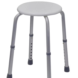 Popular Medical Bath Seat Aluminum Alloy <b>Shower</b> <b>Chair</b> Base Anti Slip Round <b>Shower</b> Stool for Senior Daily Bath Safety - Product Image 2