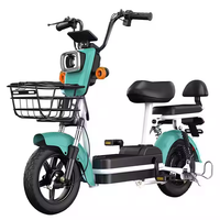 Bicicleta Eléctrica Urbana de Alto Rendimiento con Motor sin Escobillas de 500W para Adultos, con Batería de Plomo-Ácido y Funciones Inteligentes Hidráulicas