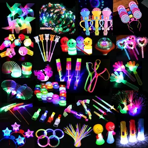 LED Light Up Toys bomboniere bastoncini luminosi fascia regalo di compleanno di natale Glow In The Dark forniture per feste per bambini adulti
