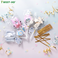 Bâtonnets de sucette Twist-HD HD-STICK, 100 unités, blancs, 15 mm, en fibres de bois naturelles et pâte à papier, pour Cake Pops et décorations de cupcakes