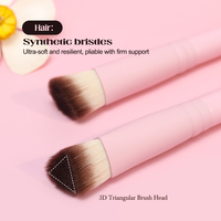 2026 Neues Design Rosa Dichter Langlebiger Großhandel Hochwertiger Personalisierter Makeup-Pinsel mit Eigenem Logo für Concealer und Highlighter