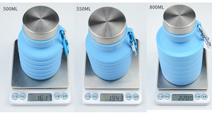 Botella de Agua de Silicona Apta para Lavavajillas, Taza de Silicona Resistente y Suave, Taza de Agua de Silicona Reutilizable Mejorada - Product Image 4