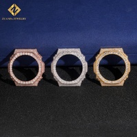 Montre GA2100 sertie de diamants de luxe de haute qualité, vente en gros de bijoux, moissanite VVS1, montre à bulles + lunette pour boîtier BussDown avec certificat Gra