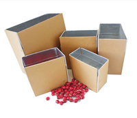 Golfkartonnen dozen 5-laags/3-laags met isolatievoering, dubbele thermische isolatie, gerecycled materiaal, ISO-gecertificeerd, aanpasbaar ontwerp