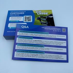 Custom Lovely China 300X200mm 400gsm Corrugated Paper Navy Blue <strong>Graceful</strong> Designs Women Quilt Greeting Thank You Cards Hollograph - Product Image 6