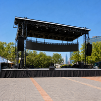 Pantalla LED de Alquiler RAYBO P3.91, Fondo de Escenario LED HD, Panel Ultrafino Magnético Impermeable, Video Wall LED para Festivales de Música