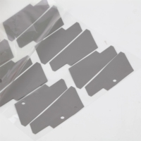 Junta de silicona de agujero redondo puro plano moldeado troquelado personalizado junta de carbono de escudo EMI conductor