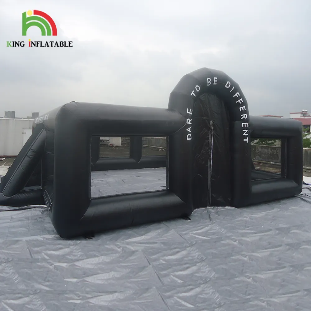 Inflatable Football Pitch Kids Outdoor Sport Game Commercial Blow Up Football Soccer Field