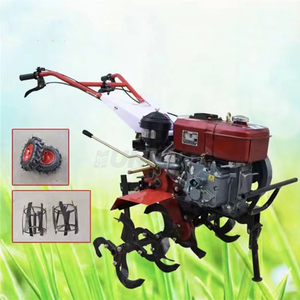 เครื่องพรวนดินแบบหมุน2ล้ออุปกรณ์รถแทรกเตอร์สำหรับสวนในฟาร์ม - Product Image 5