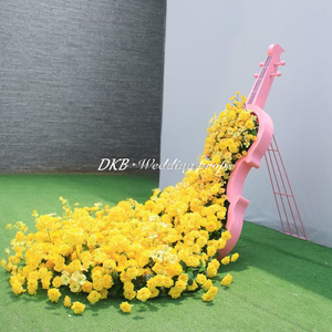 Le nouveau design de DKB Factory en forme de violon décorations de fleurs artificielles pour les mariages - Product Image 3
