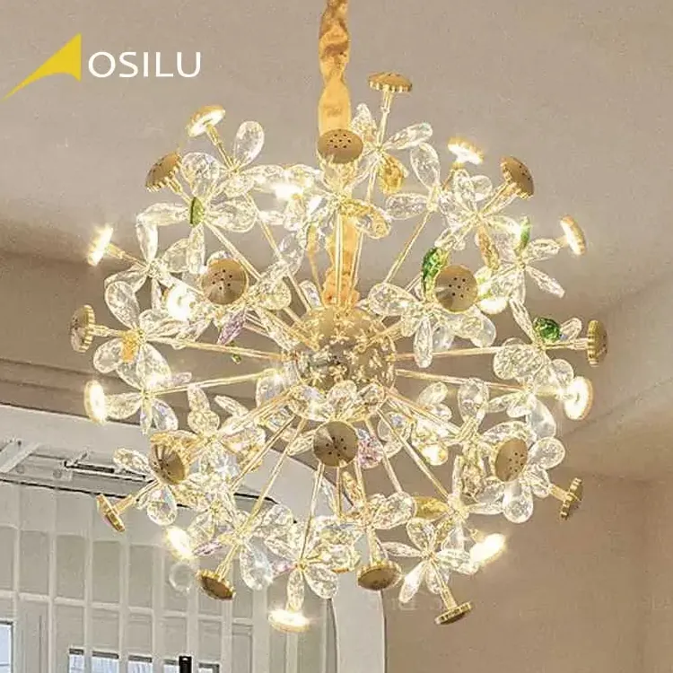 custom made artist crystal chandelier coloured globe island pendant kitchen decoration room