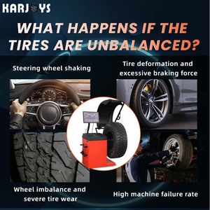 Équilibreuse de <span class=keywords><strong>pneus</strong></span> et de roues numérique Karjoys KJ-90ES à affichage numérique haute précision pour atelier automobile et garage, puissance 0,25 kW, 100-240 V AC - Product Image 2