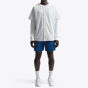 <span class=keywords><strong>Camiseta</strong></span> de Béisbol Retro Americana Premium para Hombre, Cuello en V, Diseño Clásico a Rayas, Corte Holgado y Amplio - Product Image 3