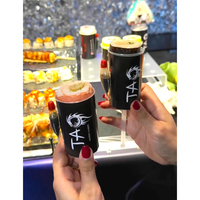 Nouveau Contenant Cylindrique Tendance Écologique Jetable en PET/PP pour Sushi à Emporter, Tube Push-Up, Gobelet Shooter avec Couvercle