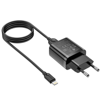 Chargeur BOROFONE BA52A Gamble à port unique, en ABS+PC